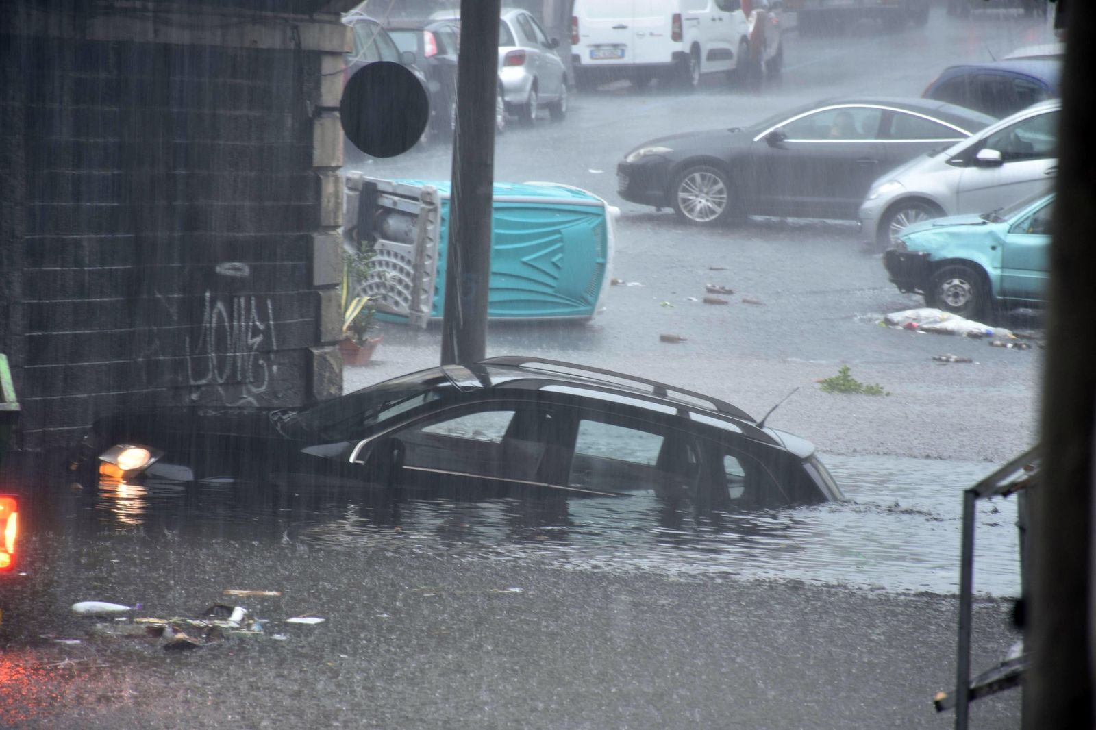 Lluvias torrenciales en Sicilia.