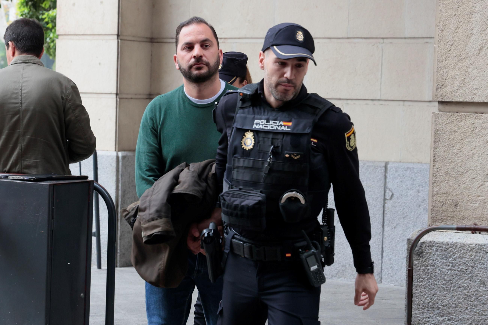 Antonio Tejado, sobrino de María del Monte, cuando declaró ante el juez.