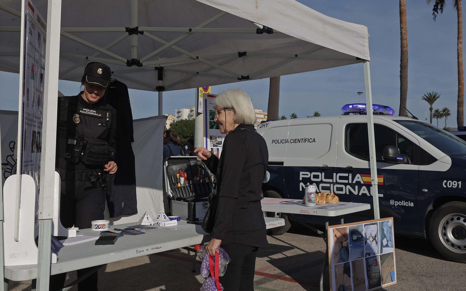 Las fotos de la II Ruta 091 de la Policía Nacional de La Línea