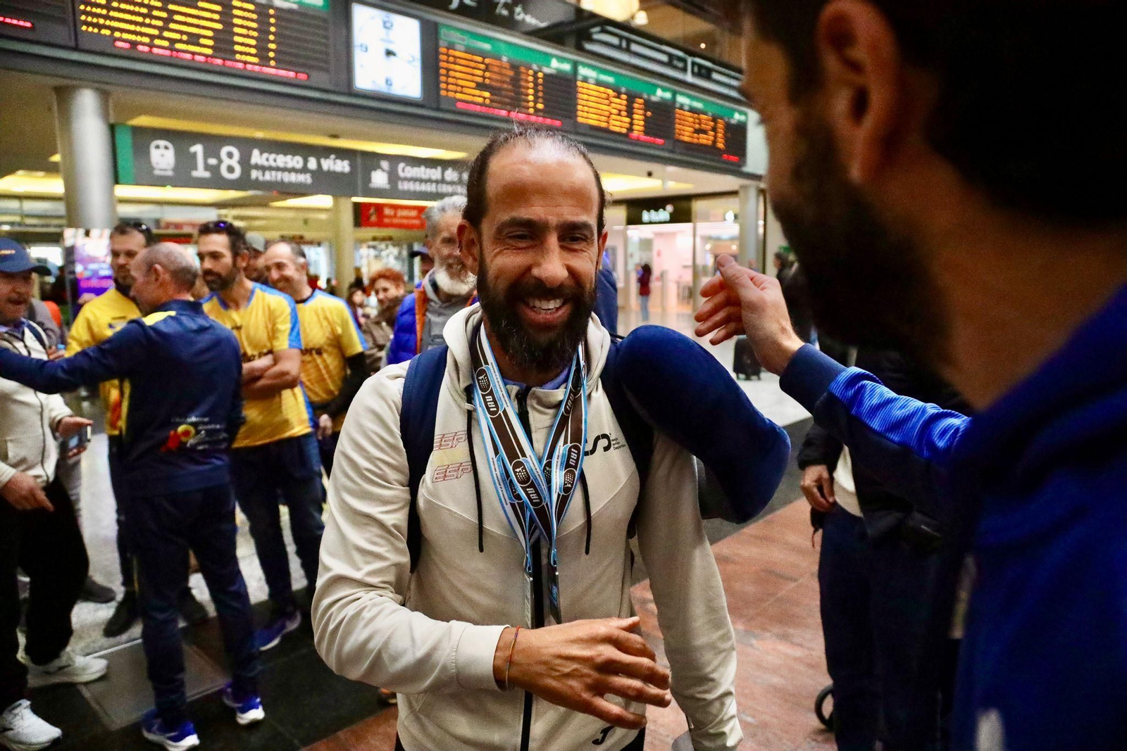 El recibimiento a Antonio Aguilar Conejo en Vialia