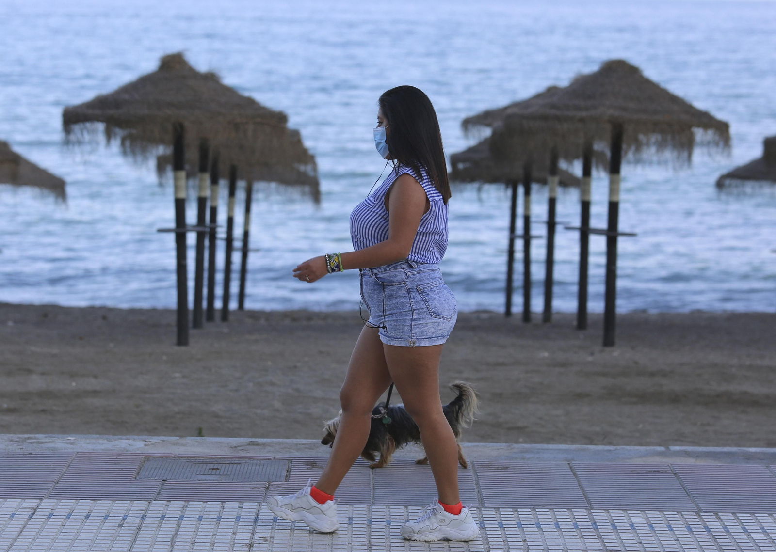 Las fotos de las concentraciones en el paseo marítimo de Málaga