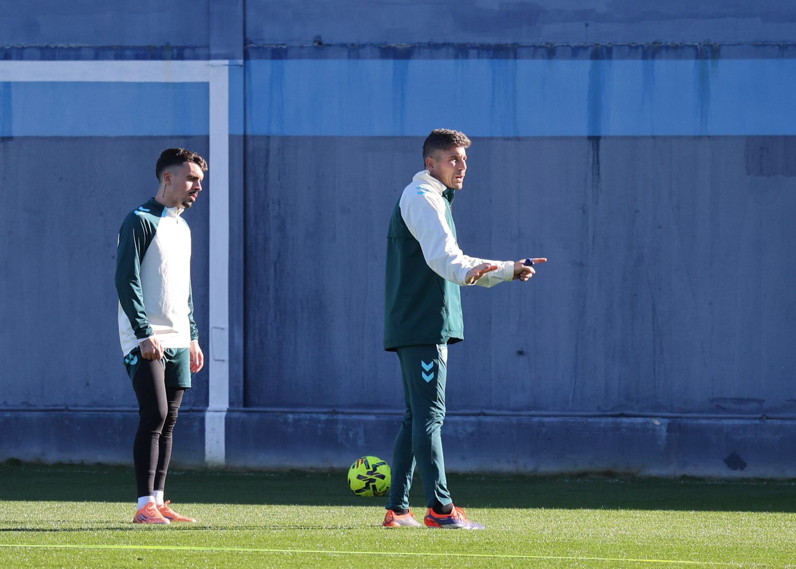 Entrenamiento Málaga CF: Carlos Puga y Haitam, bajas inesperadas