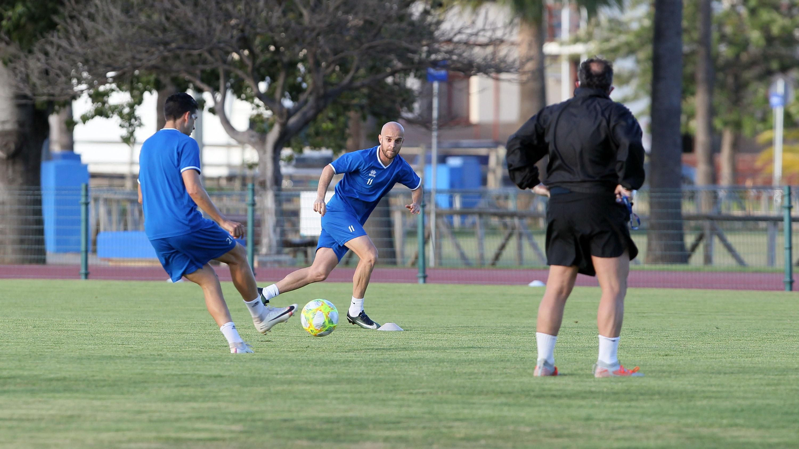Primer entrenamiento del Xerez DFC en el Pepe Ravelo