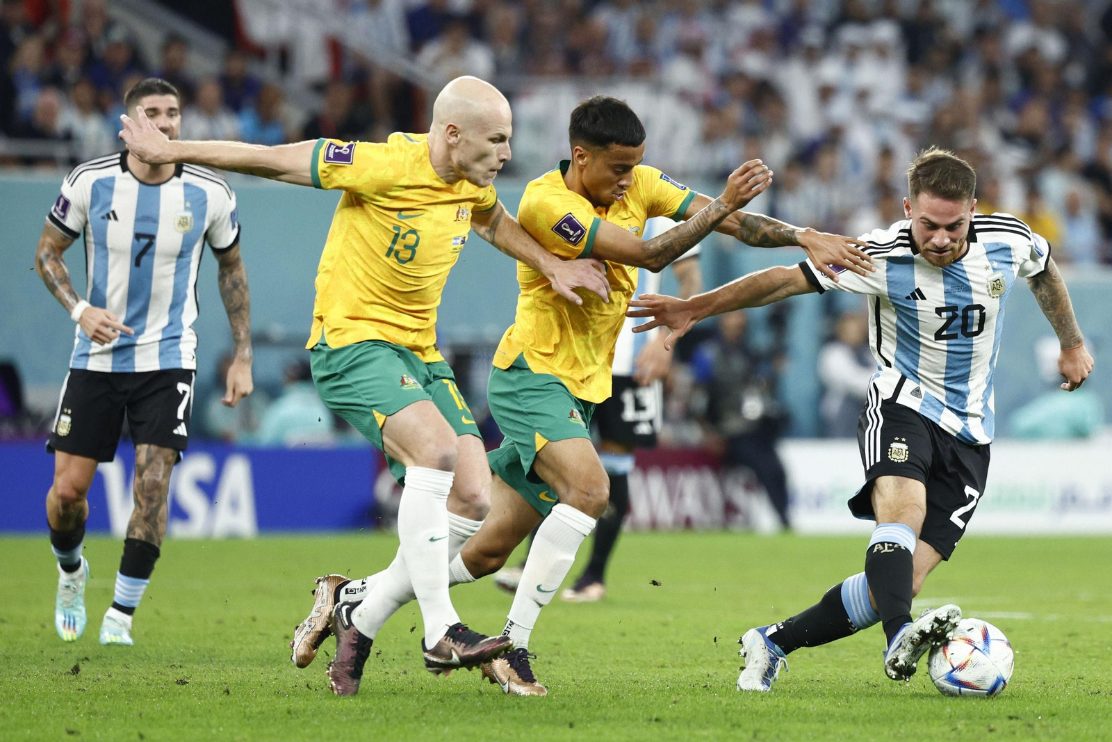 Las fotos del Argentina - Australia