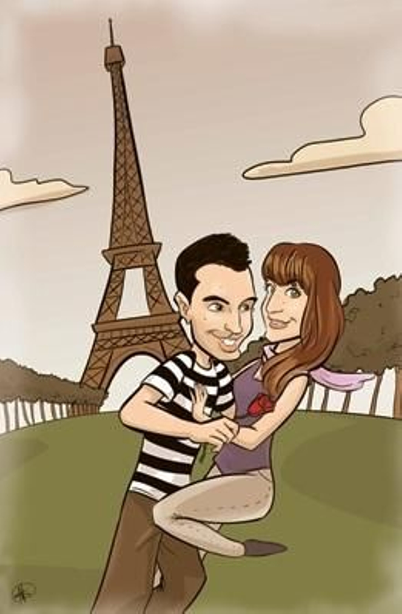 Caricatura personalizada.