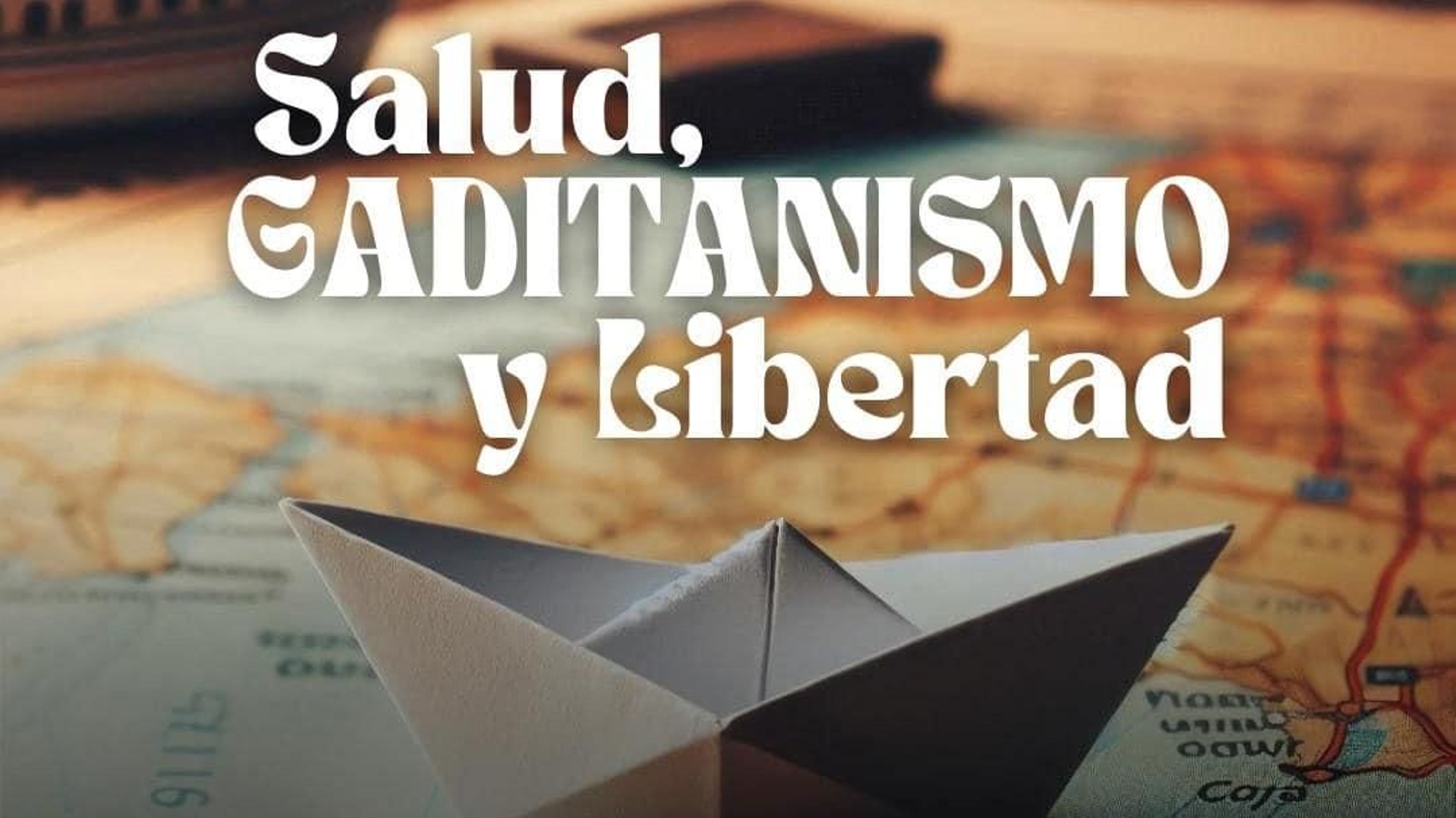 El cartel de la comparsa 'Salud, gaditanismo y libertad'.