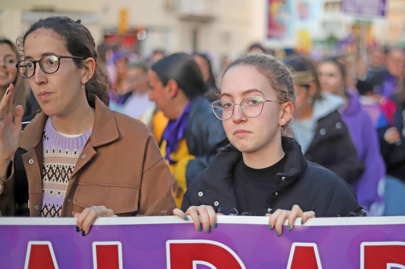 Imágenes de la manifestación del 8 de marzo, Día Internacional de la Mujer