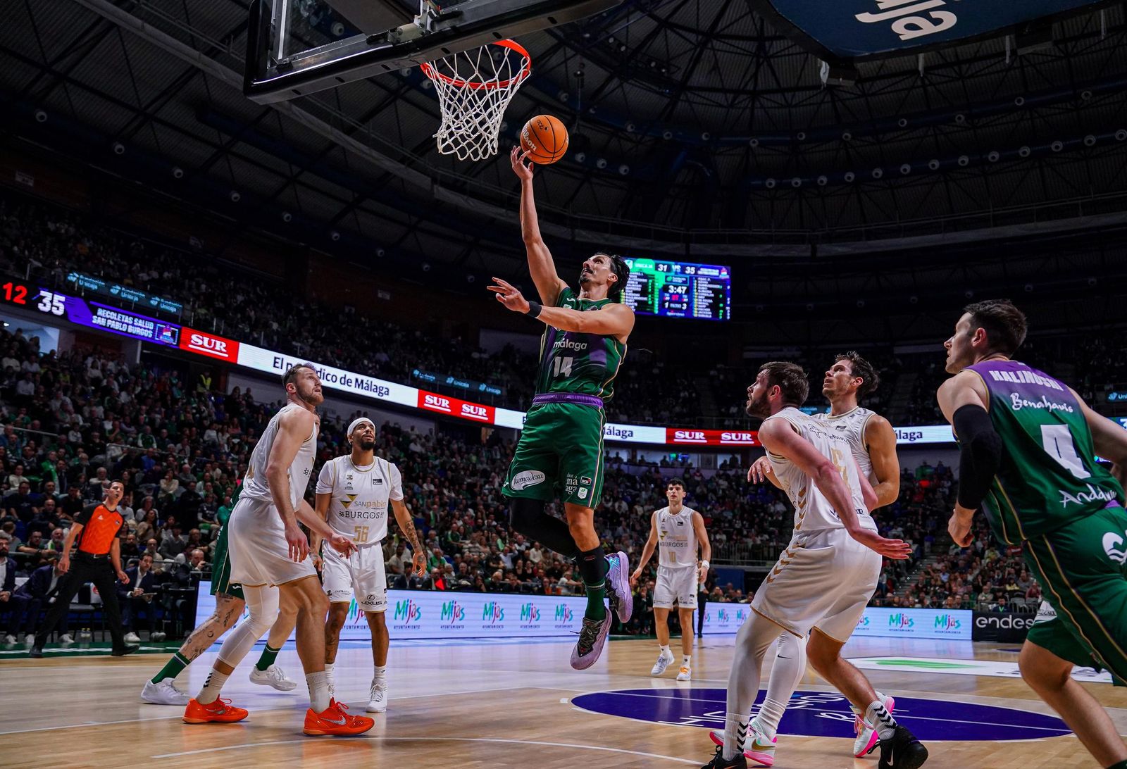 El Unicaja-San Pablo Burgos, en fotos
