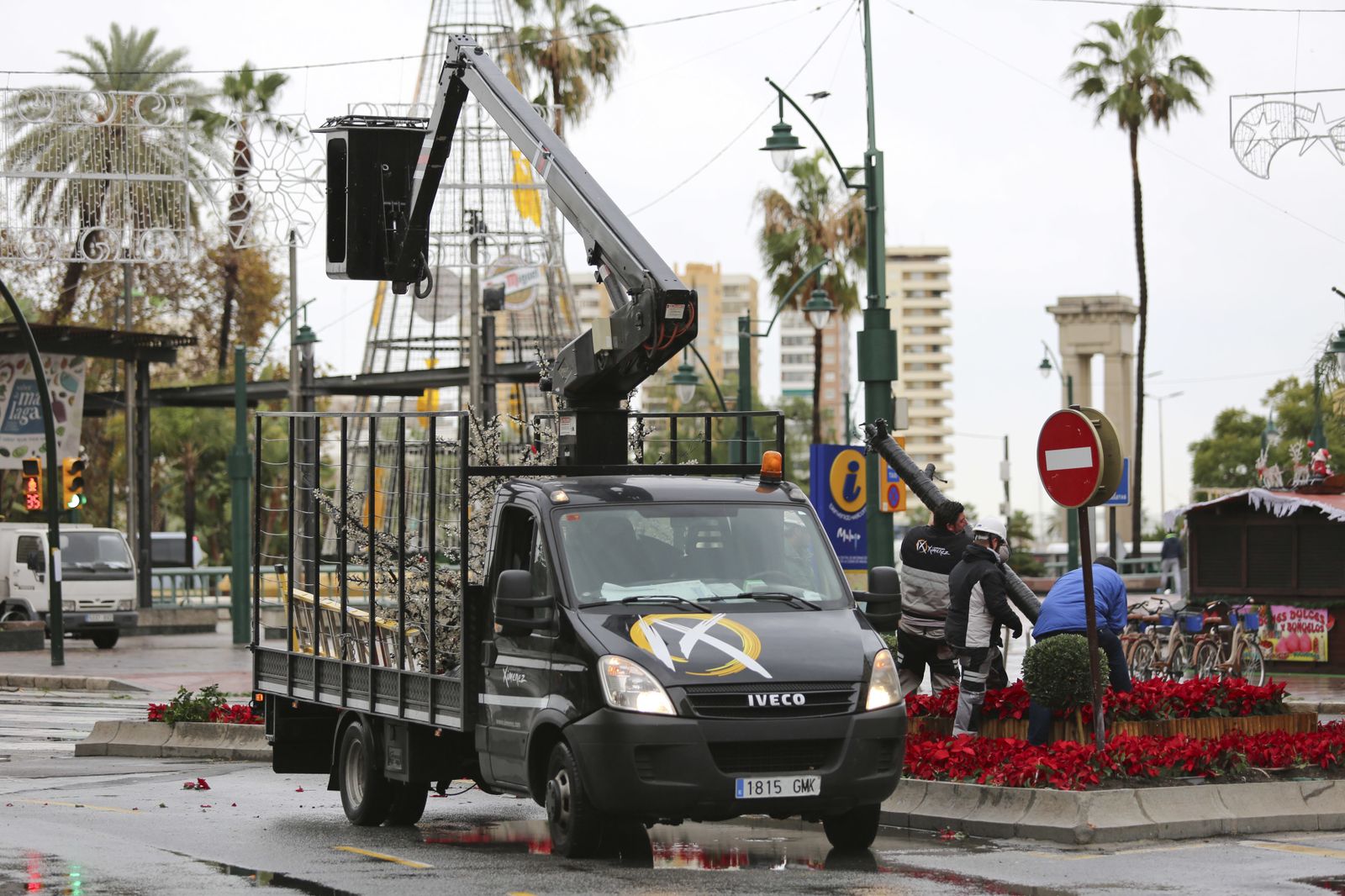 Las consecuencias del paso de 'Ana' por Málaga