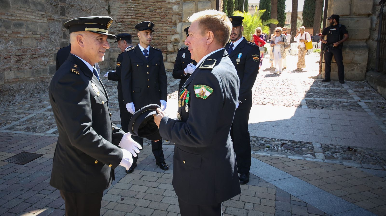 Emotivo acto por el Día de la Policía Nacional celebrado en Jerez