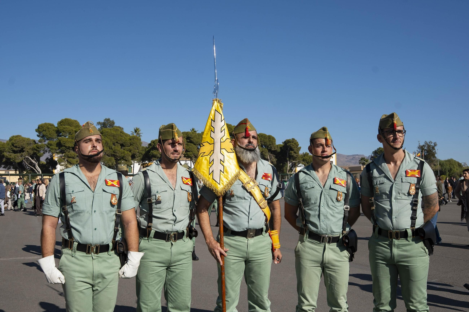 Así conmemora el día de la Inmaculada Concepción la Brigada de la Legión en Almería y despide al contingente que parte a Eslovaquia