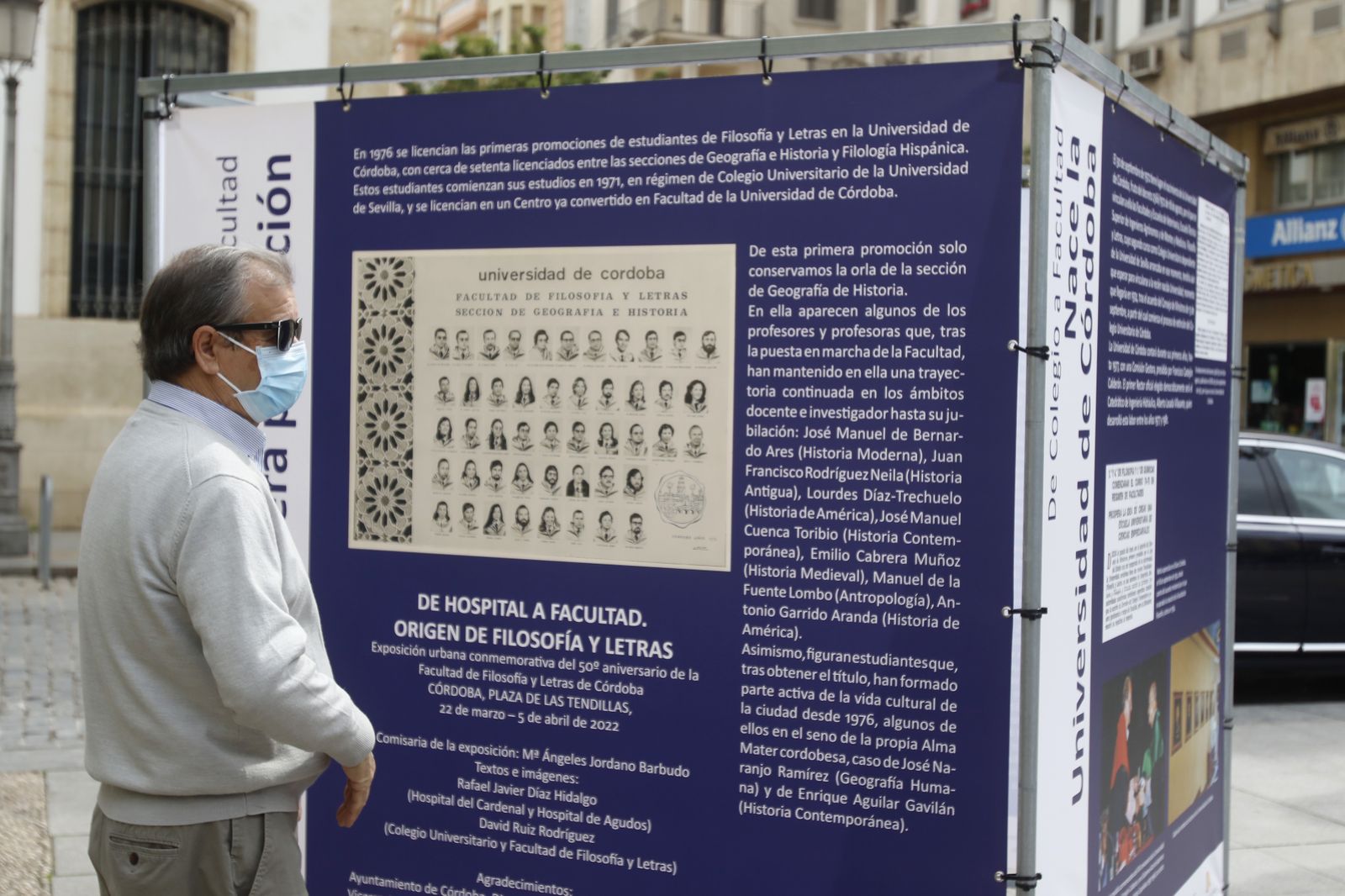 La exposición de la historia de la Facultad de Filosofía y Letras de Córdoba, en imágenes