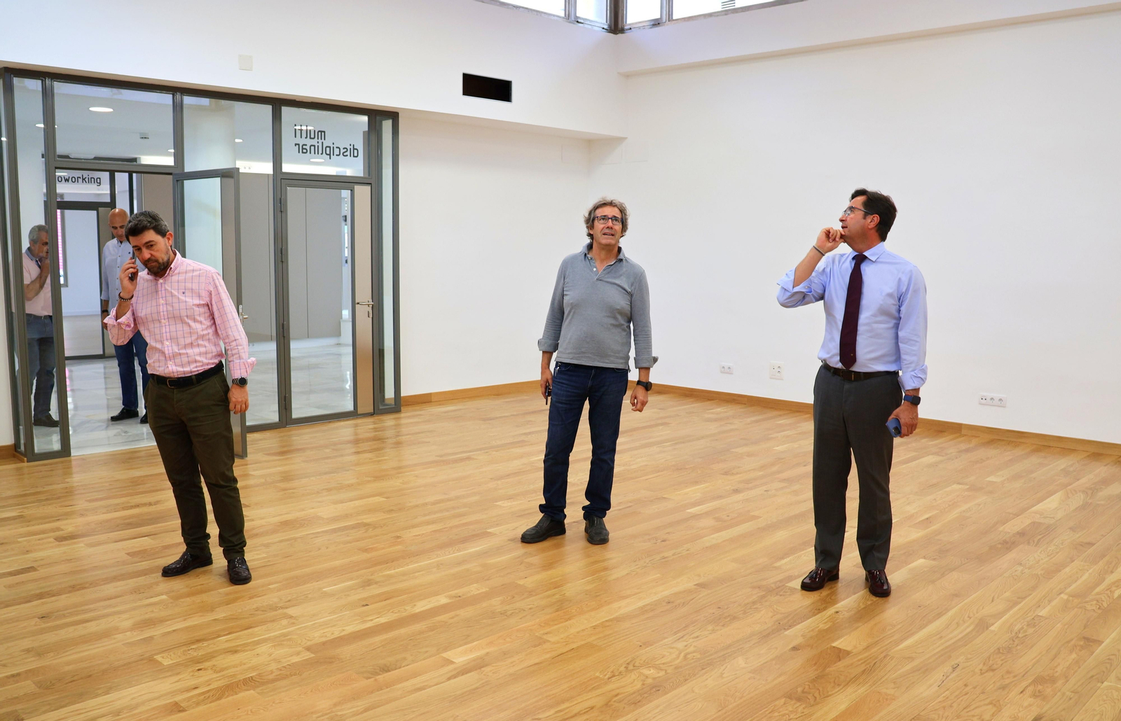 Visita del alcalde a las instalaciones.