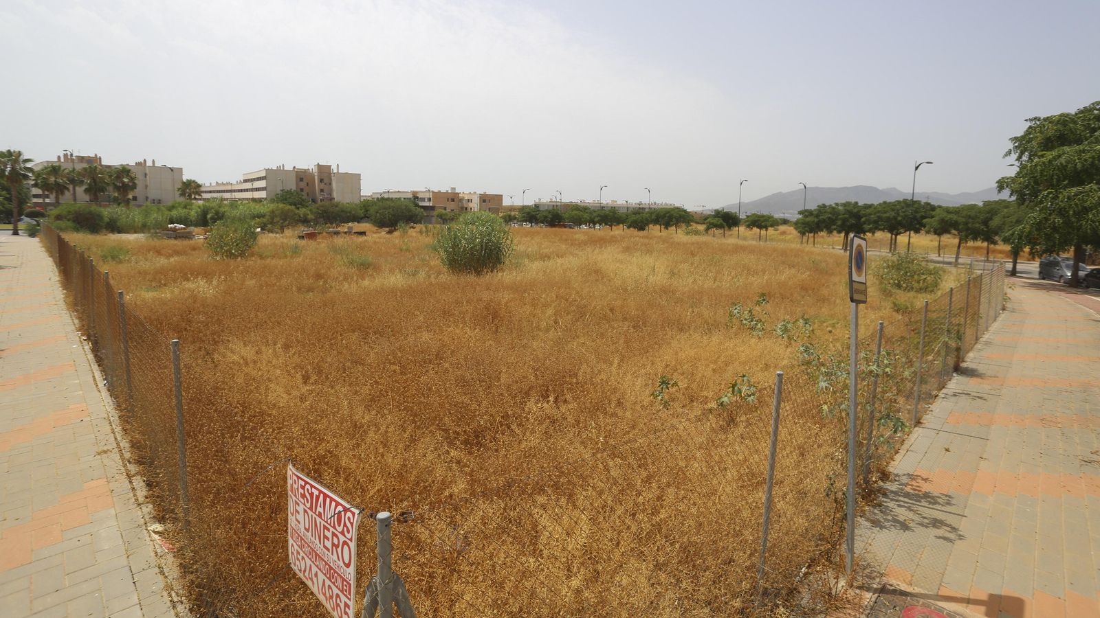 Parcela en calle Ramón Ramos Martín que albergará otro de los edificios para alojamientos temporales.