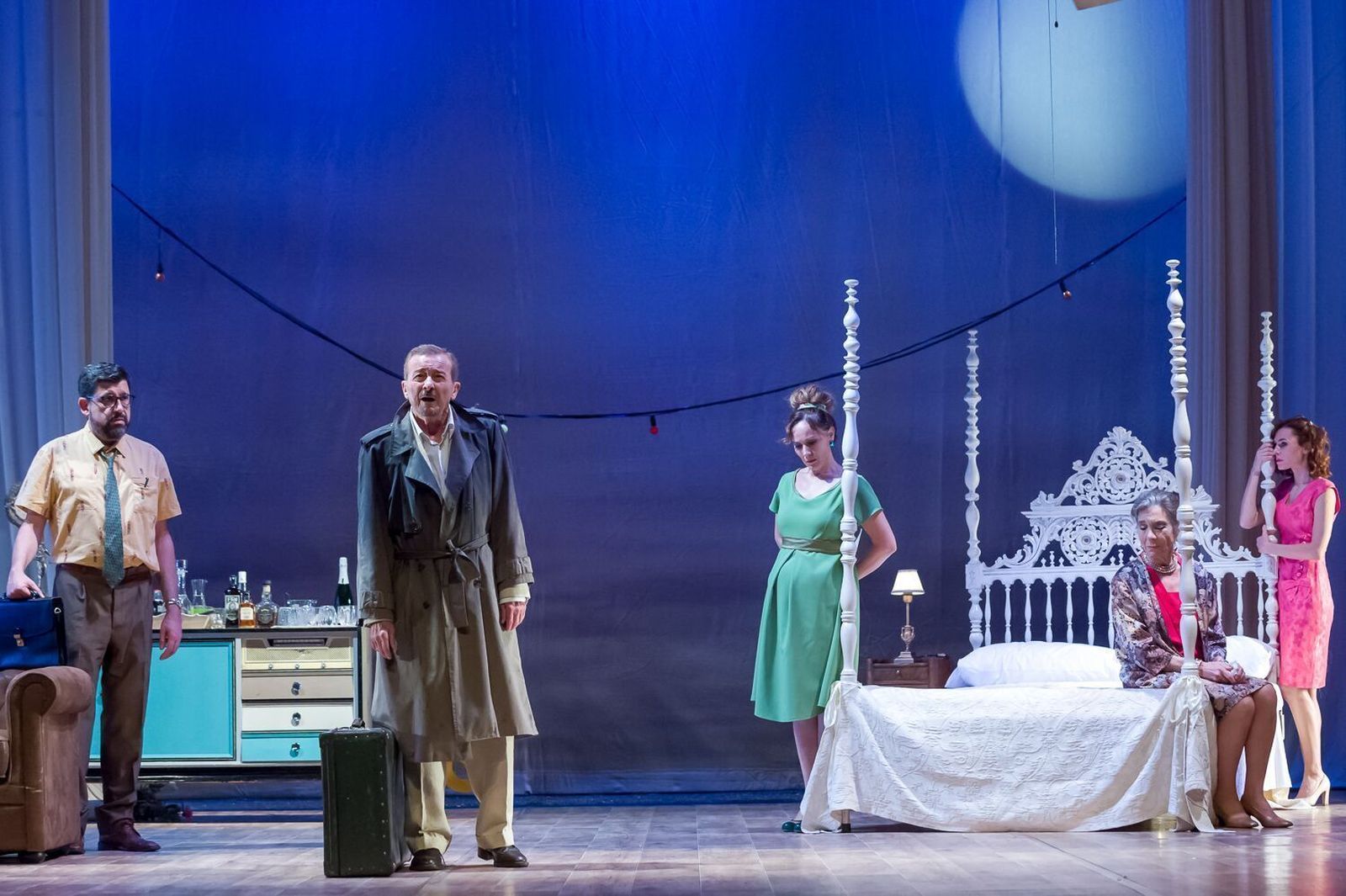 Un momento de la función, que podrá verse en el Lope hasta el domingo.