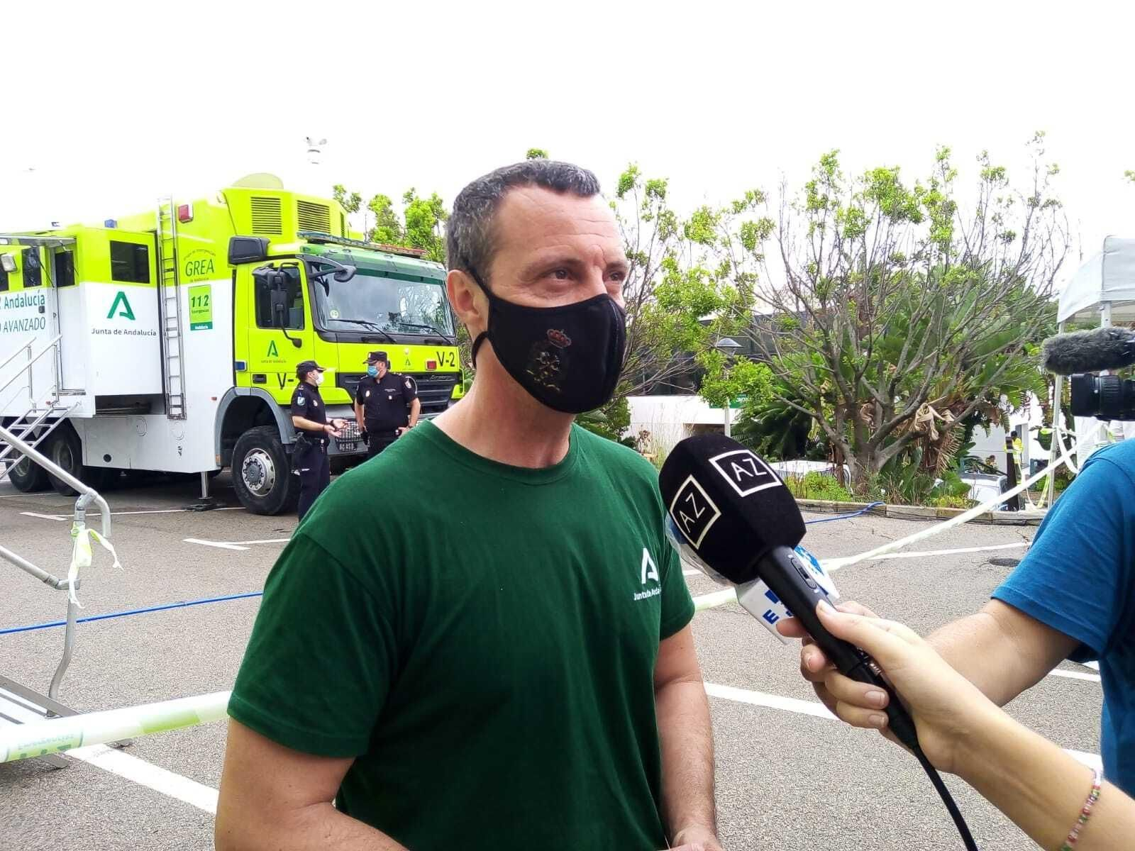 subdirector del Centro Operativo Regional (COR) del Infoca, Alejandro García.