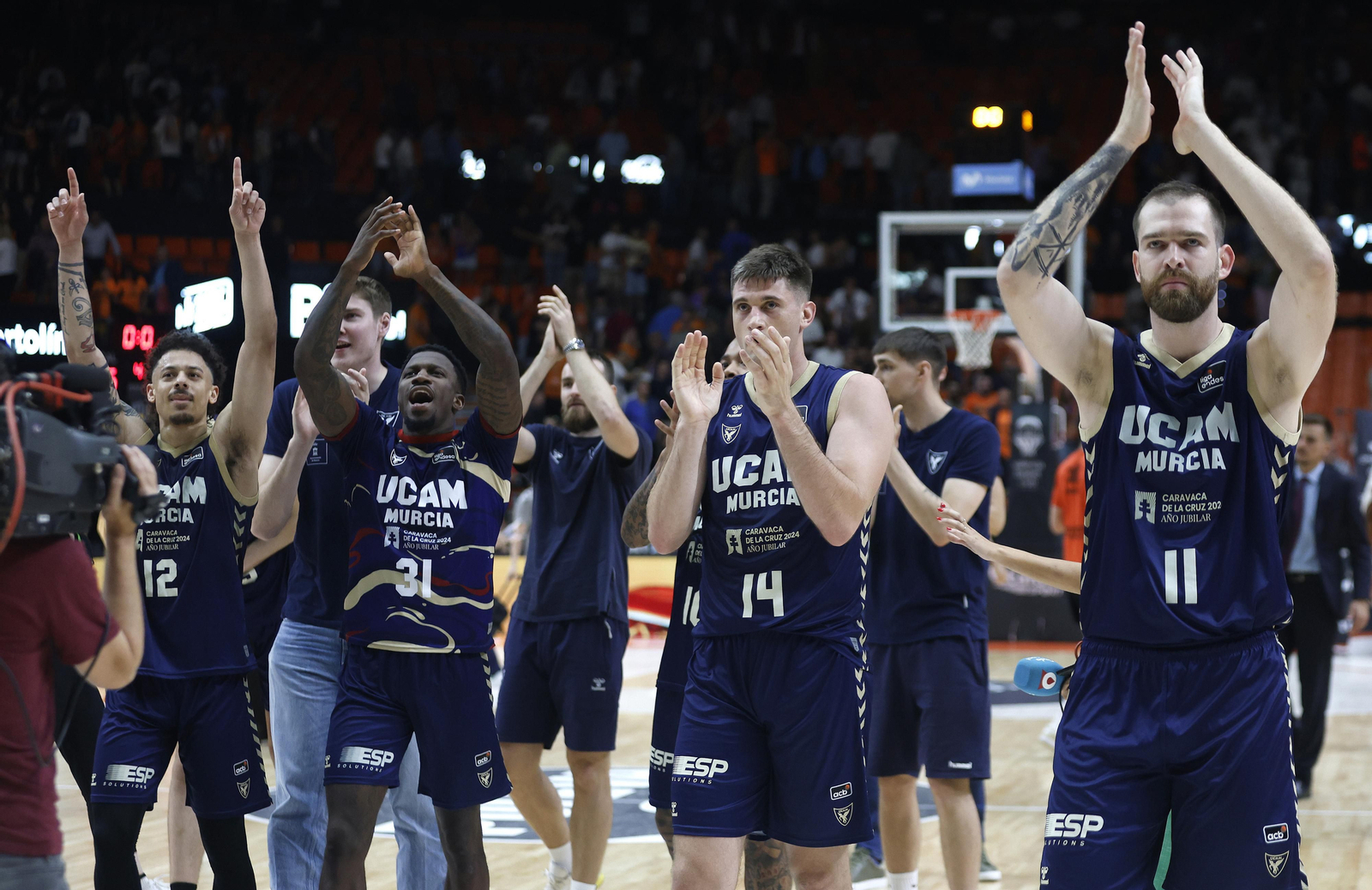 La plantilla del UCAM Murcia