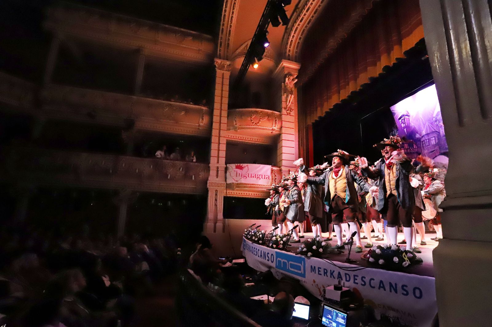 Un momento de la actuación de El trovador.