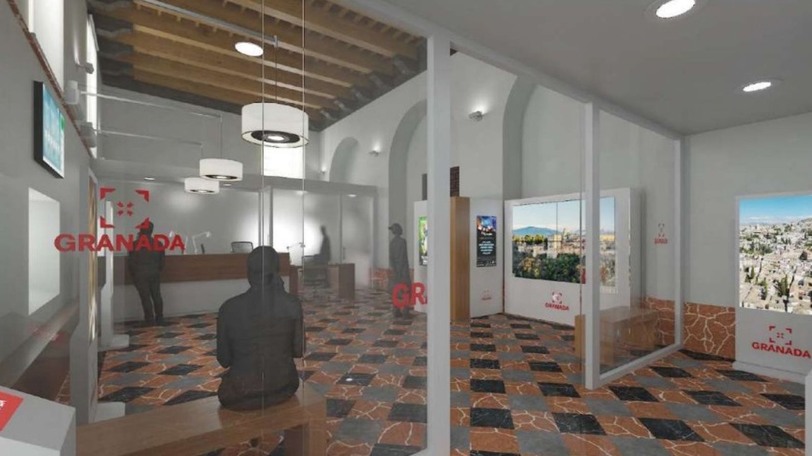 Imagen que tendrá la oficina cuando esté remodelada.