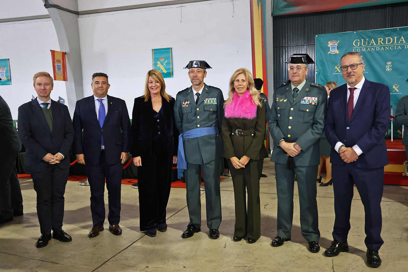 Imágenes de la jura del cargo de Julio Serrano Checa como Jefe de la Comandancia de la Guardia Civil de Huelva