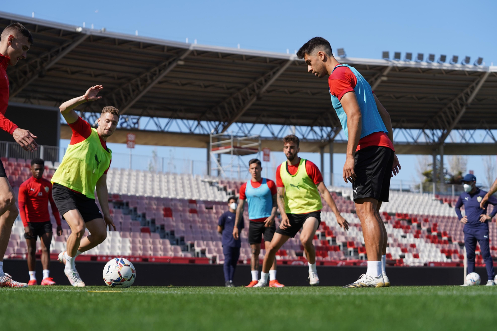 Entrenamiento del Almería, jueves 6