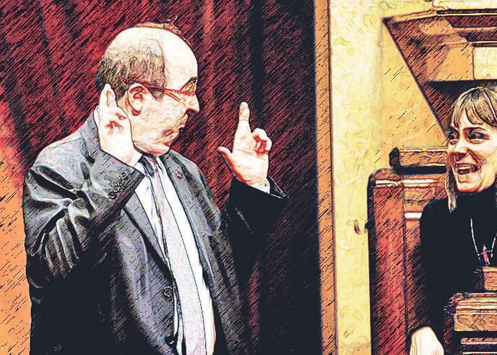 El ministro bailón  no da la talla