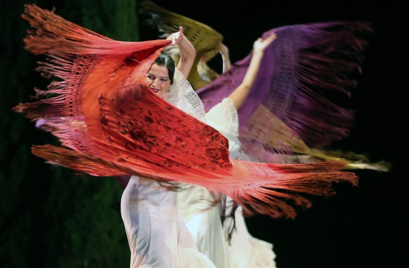Así ha sido la puesta en escena de la obra "Querencia" en el Generalife  de Granada, incluida en el Festival Internacional de Música y Danza