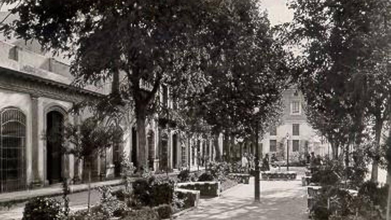 Plaza Marqués de Heredia en 1950