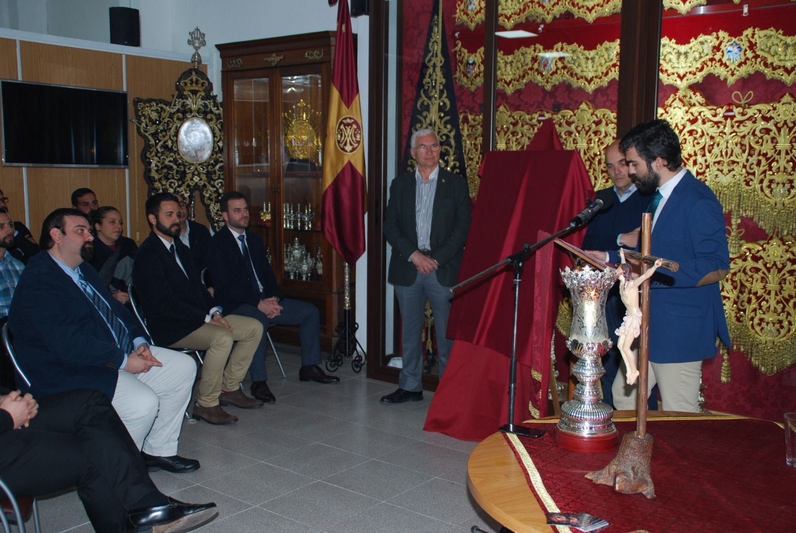 Un momento de la presentación del cartel.