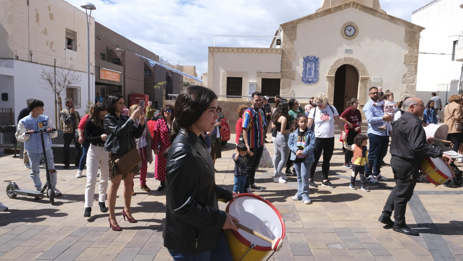 Imágenes de la bendición de la Borriquita de El Alquián, por el Obispo de Almería