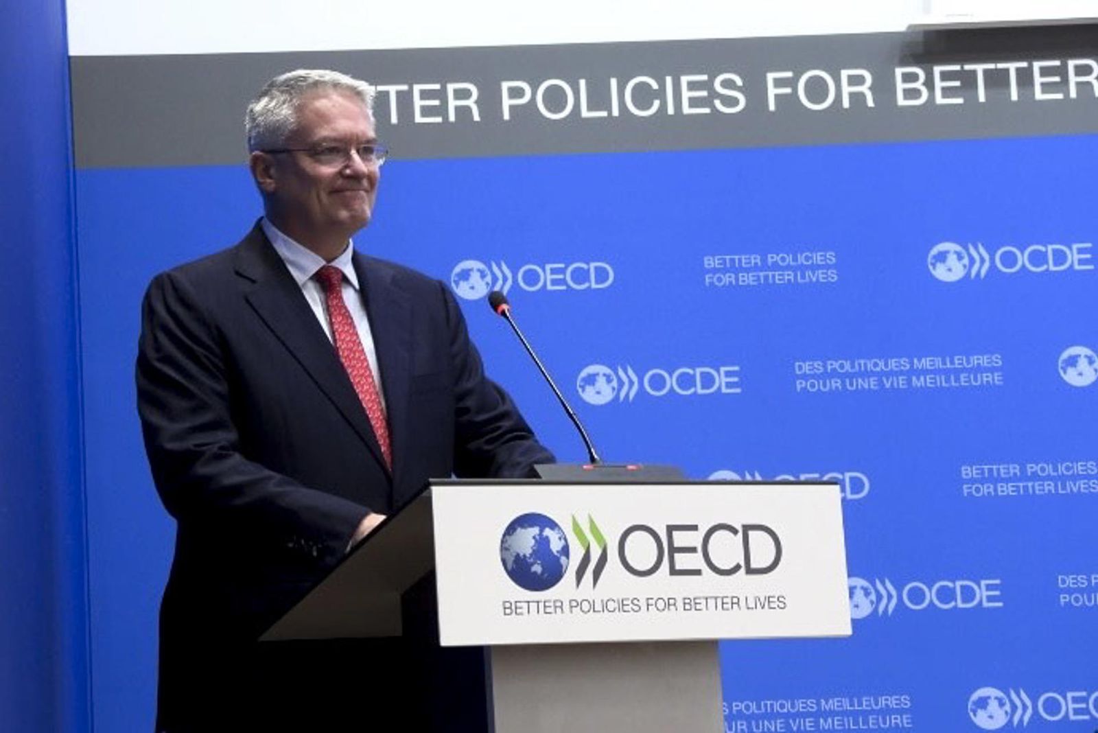 El secretario general de la OCDE, Mathias Cormann.