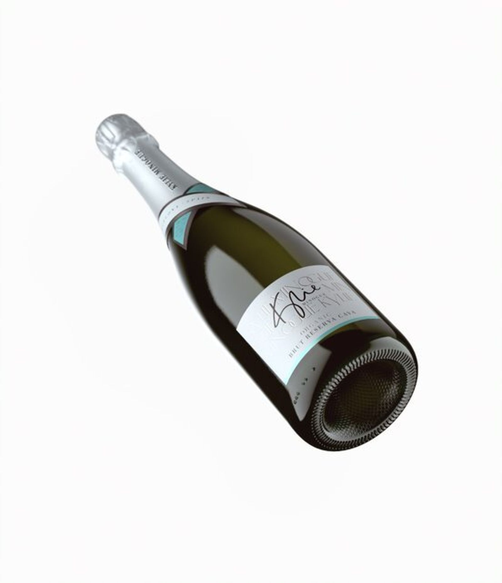 Imagen de la botella del primer espumoso de la colección de vinos de autor de la cantante.