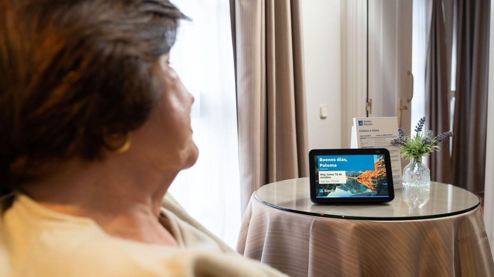 Servicio de Alexa para personas mayores