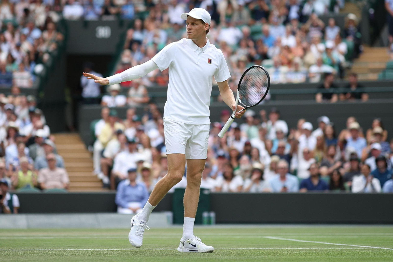 Las fotos de Wimbledon con las clasificaciones de Djokovic y Sinner