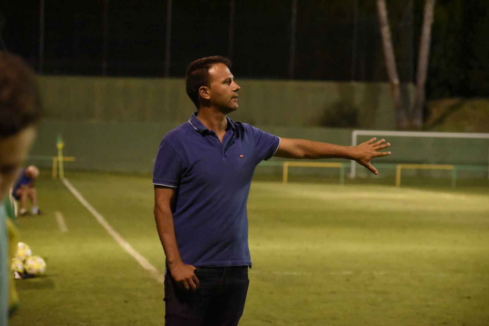 Álex Pallarés, entrenador de la UD Los Barrios