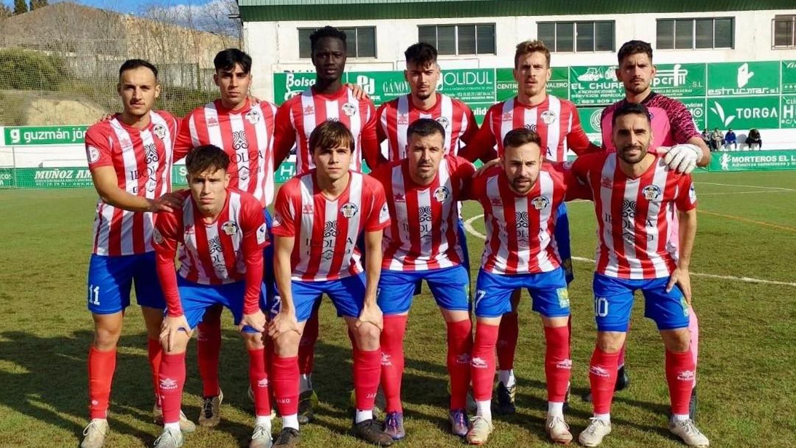 Alineación inicial de los rojiblancos en la pasada jornada.