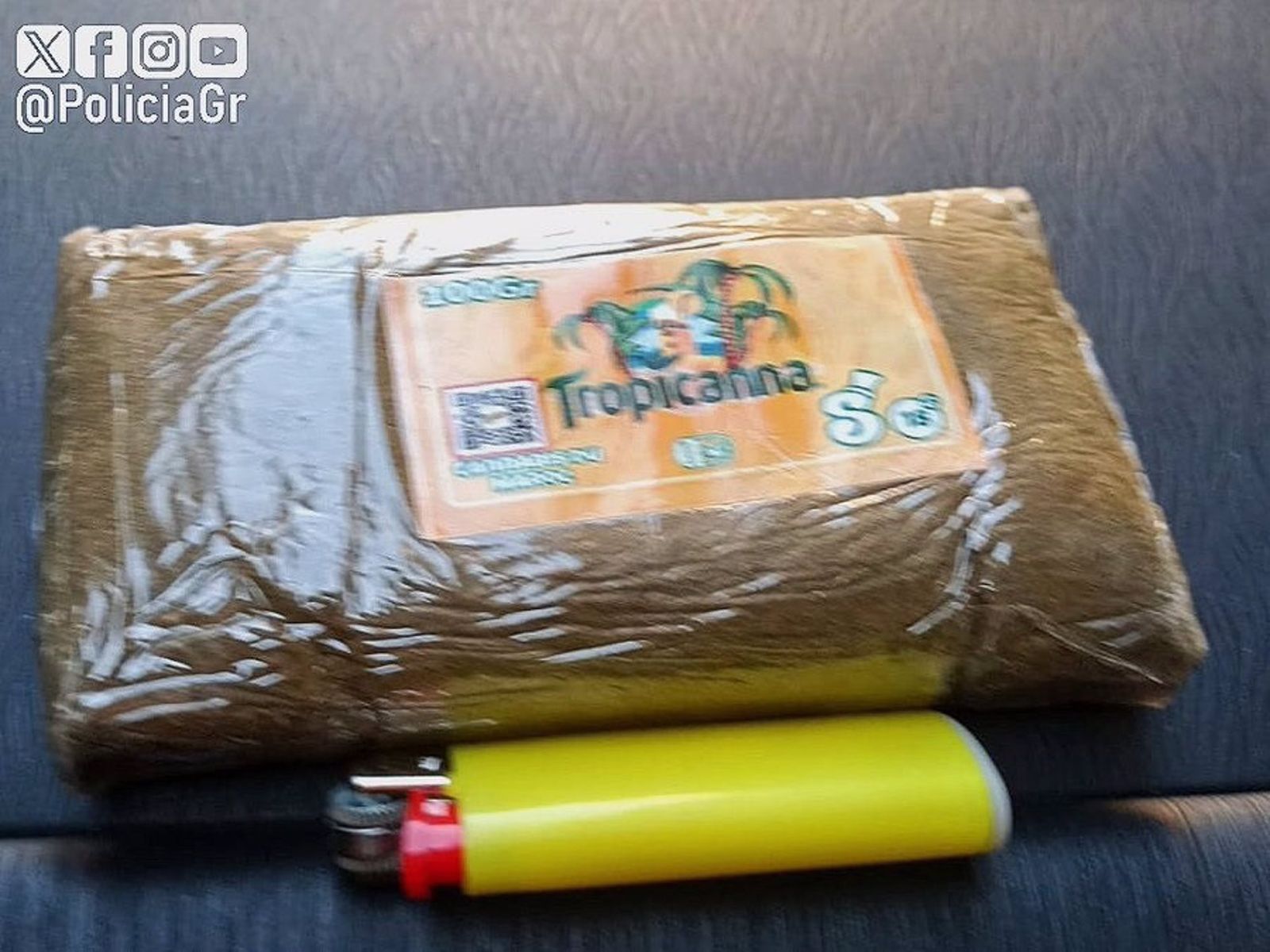 Detenido tras ser sorprendido con cien gramos de polen de hachís en un monopatín robado en Granada