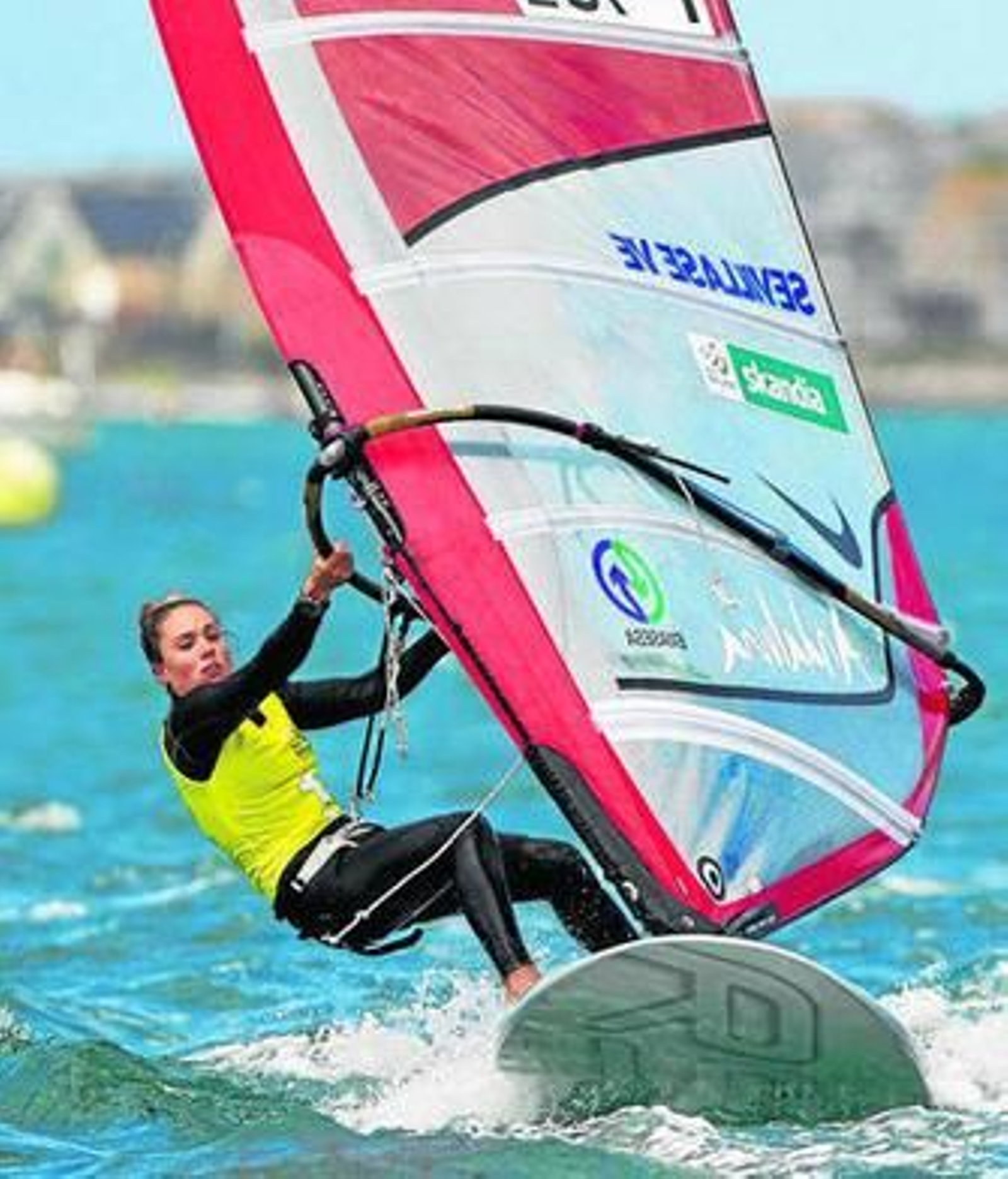 Blanca Manchón, en acción en una jornada negativa para ella.