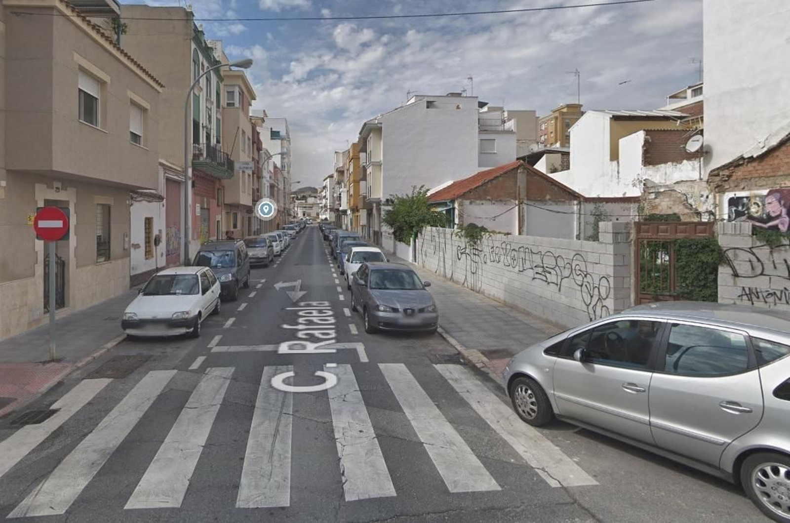 Calle Rafaela, en el distrito Centro de Málaga