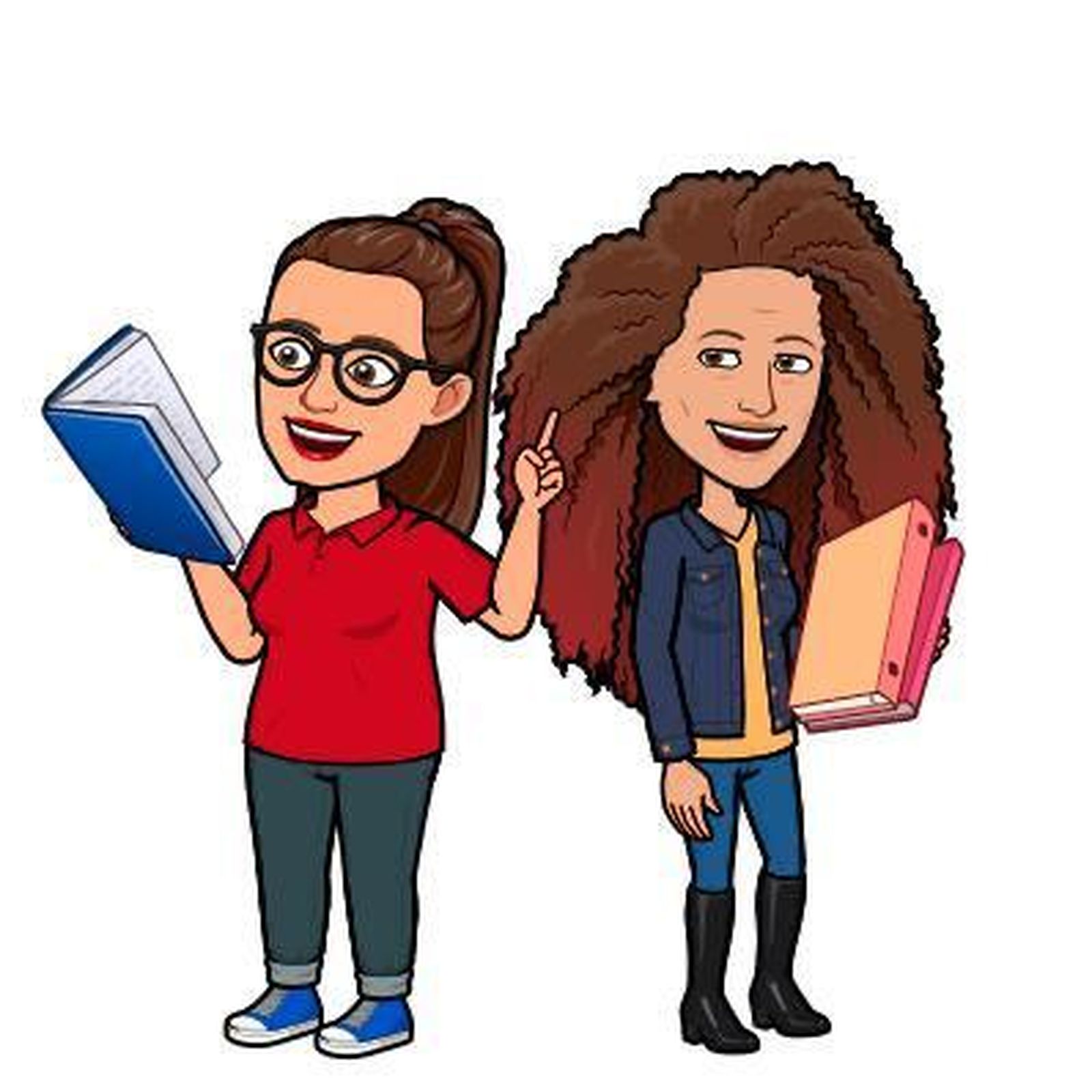 Emoji de las dos maestras que han puesta esta iniciativa en marcha