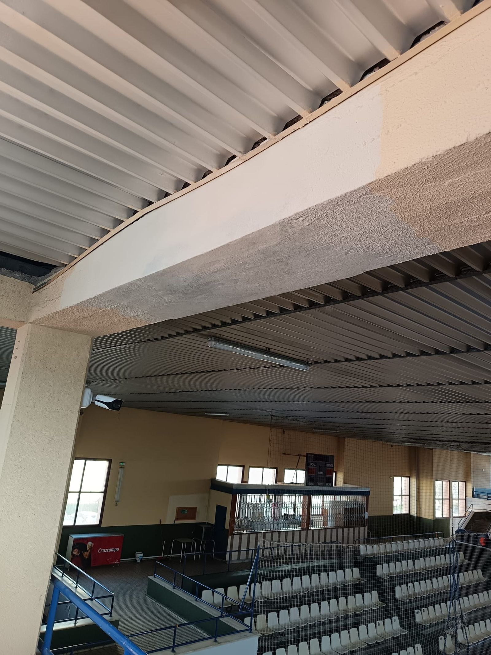 Reparación vigas del Ruiz-Mateos.