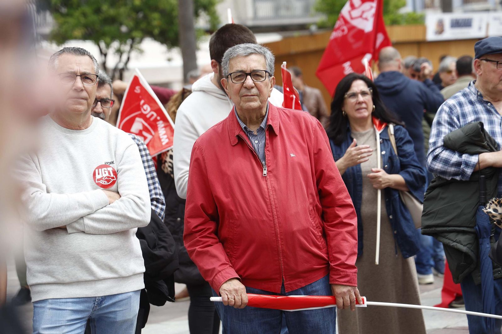 Fotos de la manifestación del Primero de Mayo en Algeciras