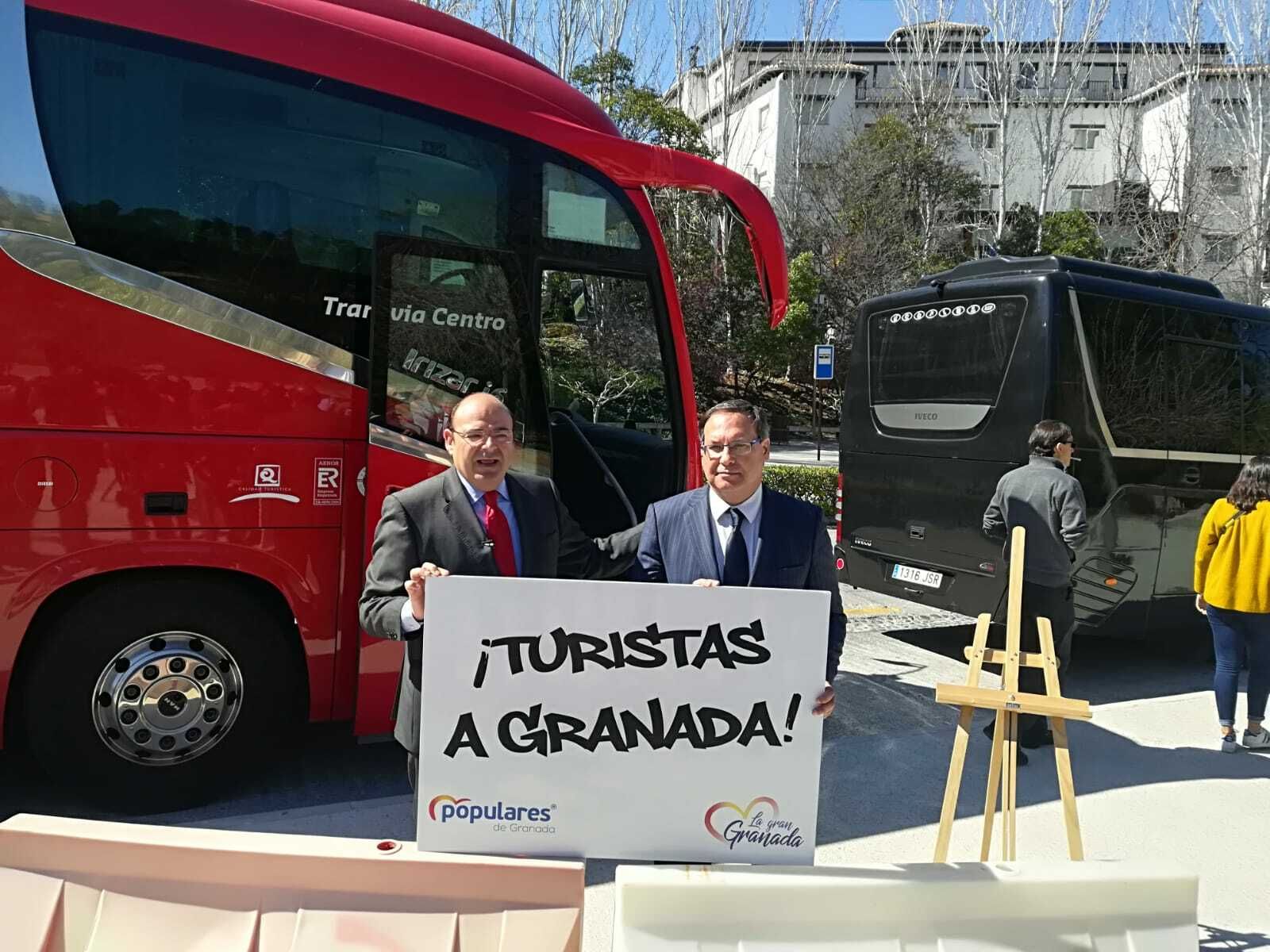 Pérez y Betoret, esta mañana en la Alhambra