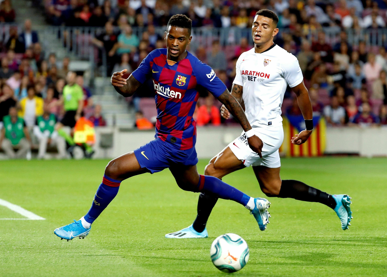 Las imágenes del Barcelona-Sevilla Las imágenes del Barcelona-Sevilla