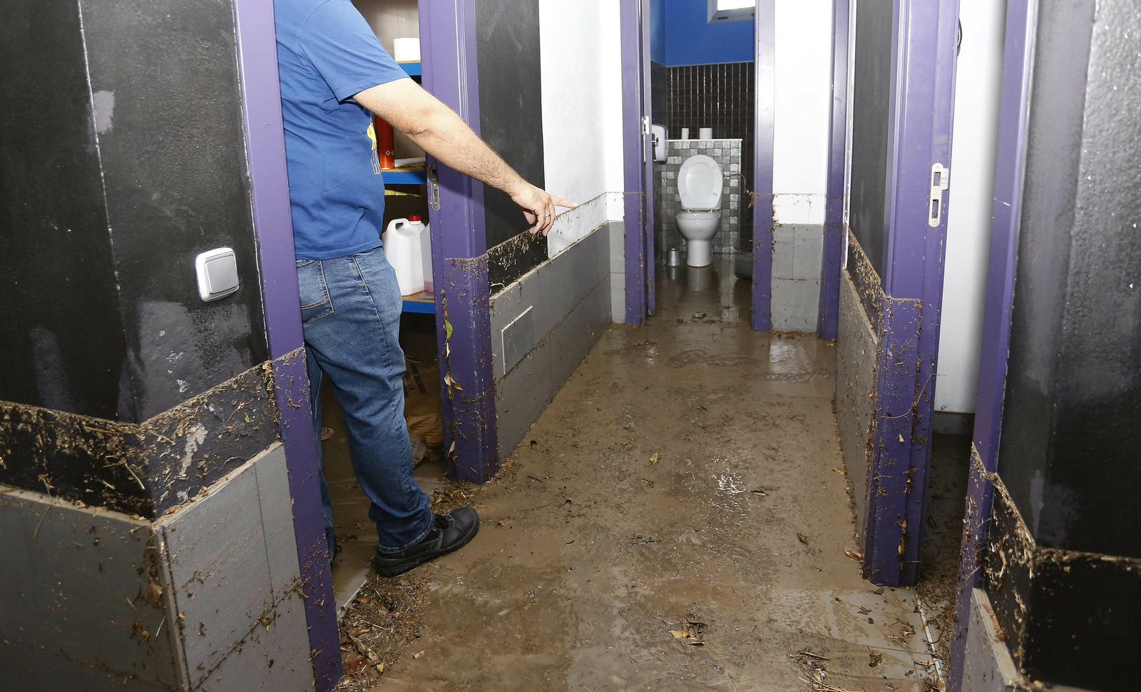 Los daños de la tormenta en Coín