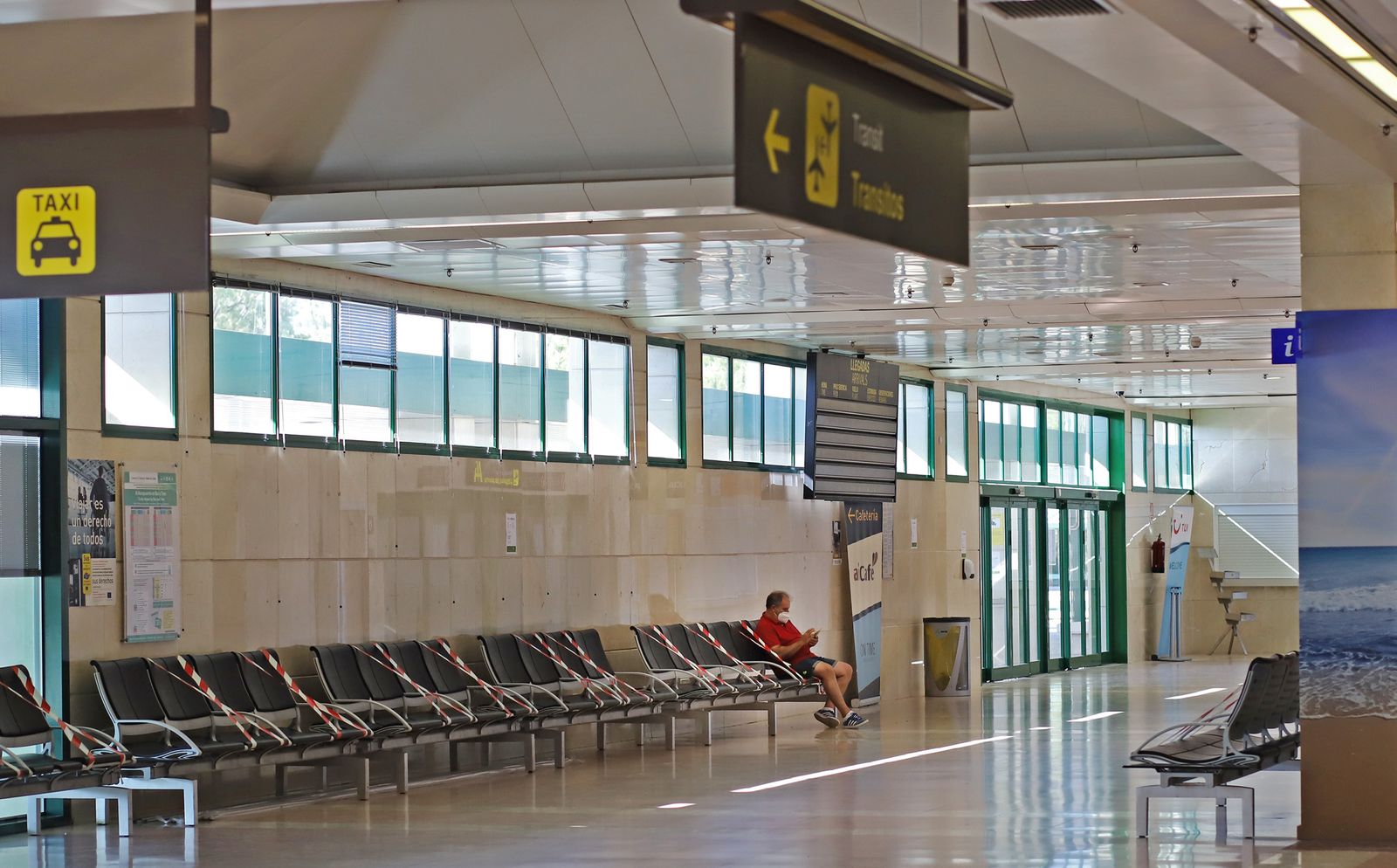 Llegada del primer vuelo de Ryanair desde Barcelona tras la pandemia