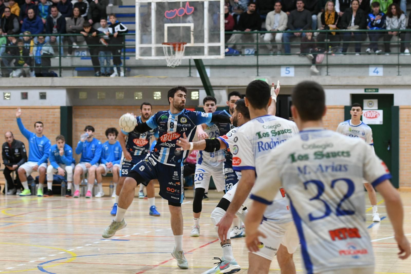 Consuegra, en acción.