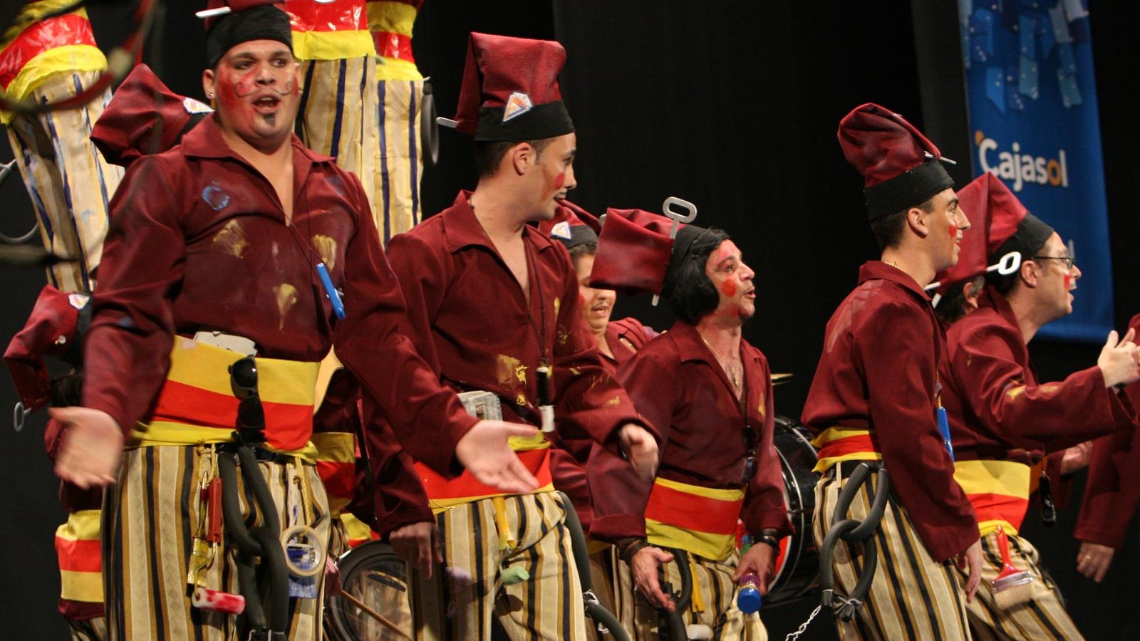 La chirigota 'Los del penedés'.