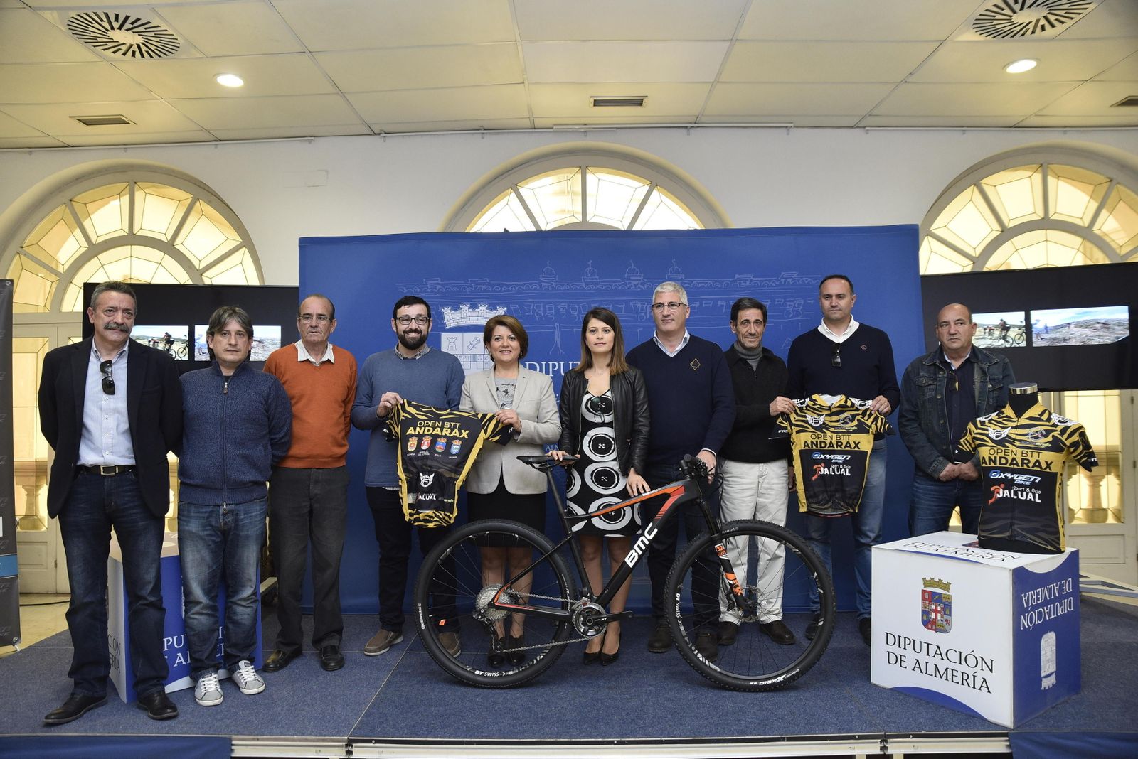 Presentación de la prueba en la Diputación de Almería.