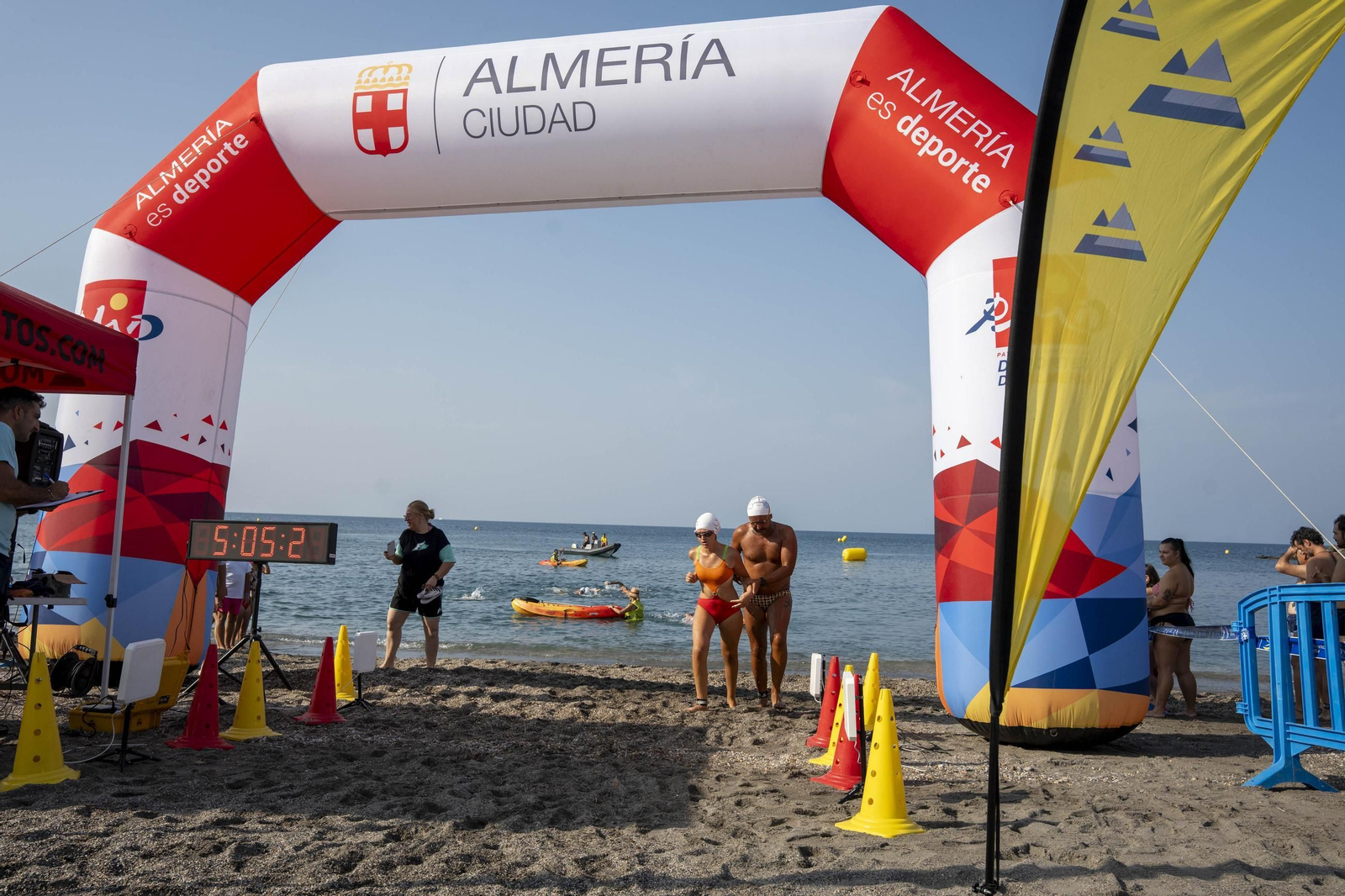 Travesía a nado Carlos Tejada de Almería